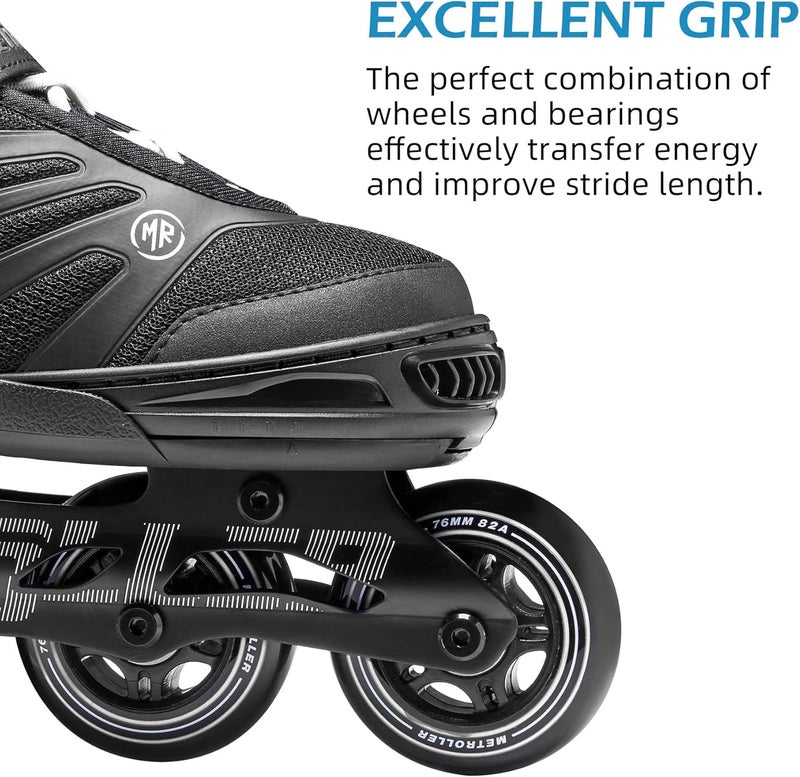 METROLLER Women Inline Skates Men Skates for Adult Female Male Adjustable Inline Skates for Teens Boys - Image 5